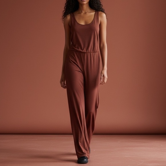 Old Navy Pants - Old Navy Women's Wide Leg Jumpsuit in Rust